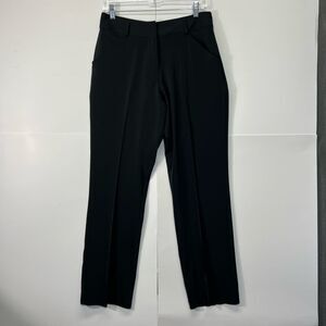 Nwt dri-fit uv Nike Golf Pants Womens Size 6 Black Pleated Cuffed 128618
